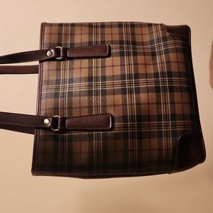 Carryland Plaid Shoulder Bag Purse